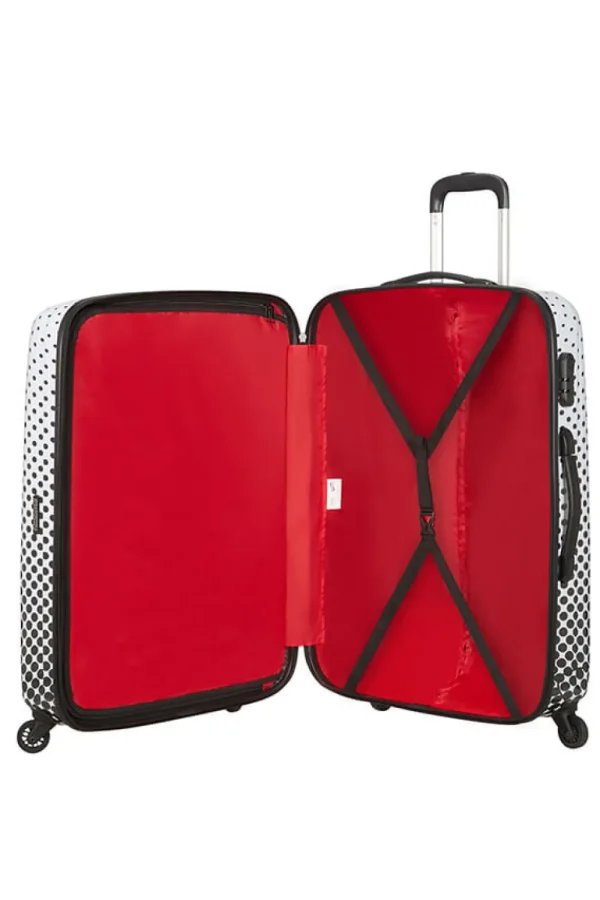 American Tourister Disney Legends Suuri matkalaukku Mickey Mouse Polka Dot Fashion