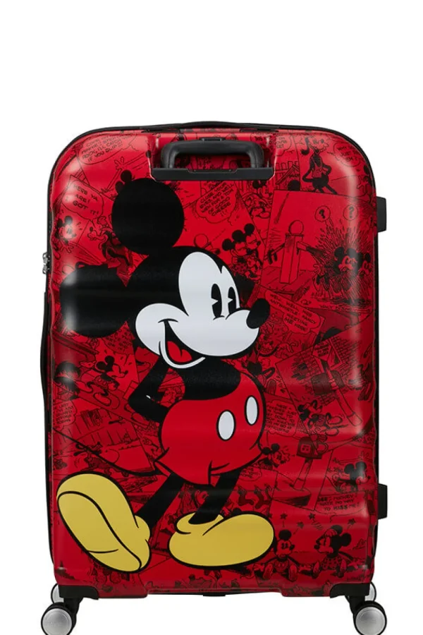 American Tourister Disney Wavebreaker Suuri matkalaukku Mickey Comics Red Hot