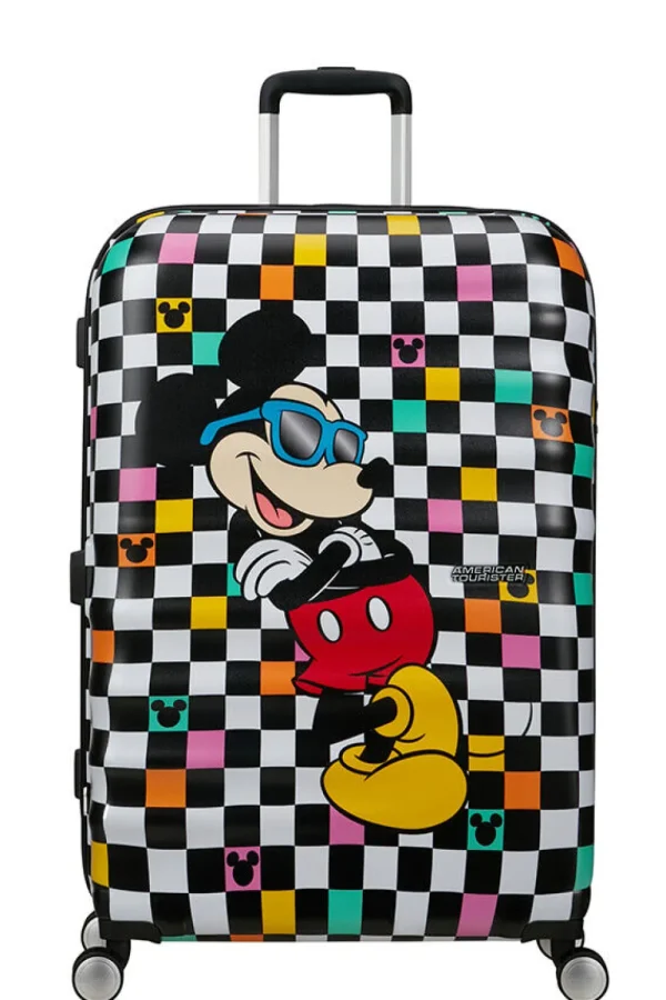 American Tourister Disney Wavebreaker Suuri matkalaukku Mickey Check Outlet