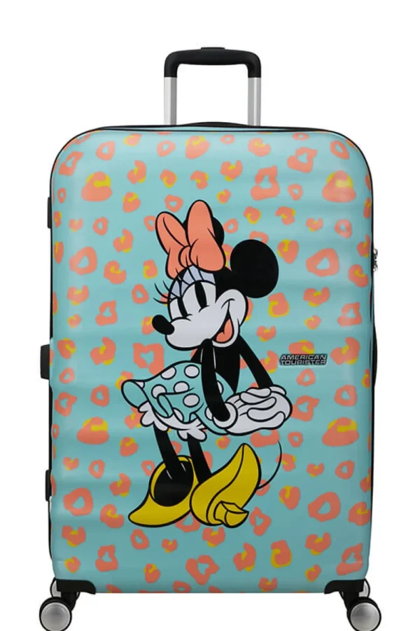 American Tourister Disney Wavebreaker Suuri matkalaukku Minnie Pastel Dots Clearance