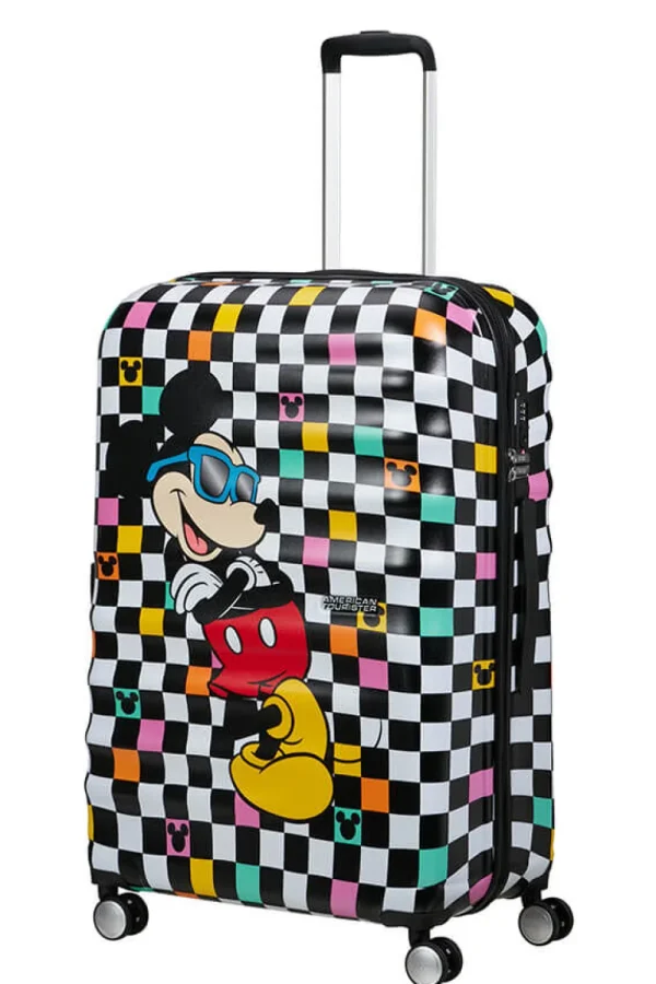 American Tourister Disney Wavebreaker Suuri matkalaukku Mickey Check Outlet