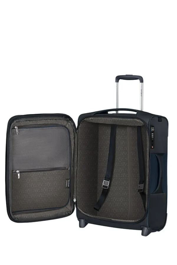 Samsonite D'lite Kaksipyöräinen laajennettava matkalaukku 55cm Midnight Blue Clearance