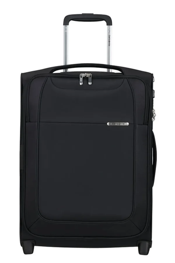 Samsonite D'lite Kaksipyöräinen laajennettava matkalaukku 55cm Black New