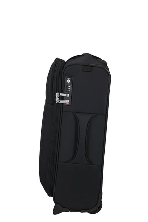 Samsonite D'lite Kaksipyöräinen laajennettava matkalaukku 55cm Black New
