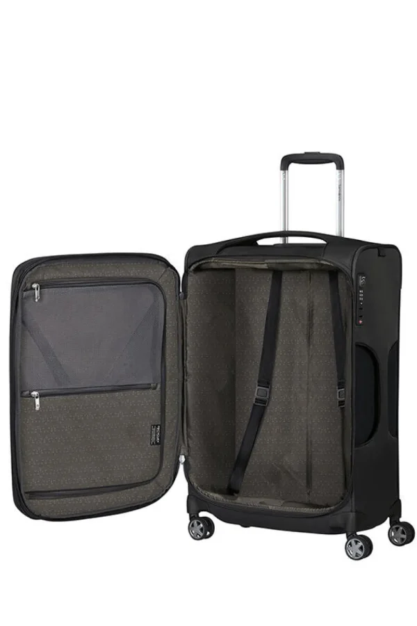 Samsonite D'lite Nelipyöräinen laajennettava matkalaukku 63cm Black Fashion