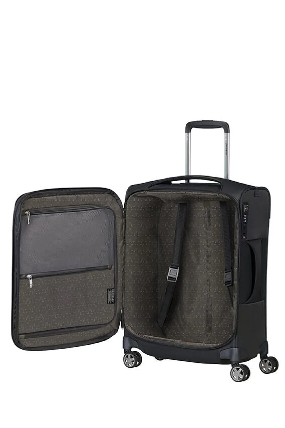 dlite_nelipyrinen_laajenn_0-9.webp Samsonite D'lite Nelipyöräinen laajennettava matkalaukku 55cm Black Clearance
