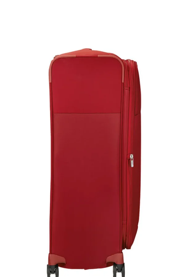 Samsonite D'lite Nelipyöräinen laajennettava matkalaukku 78cm Chili red Clearance
