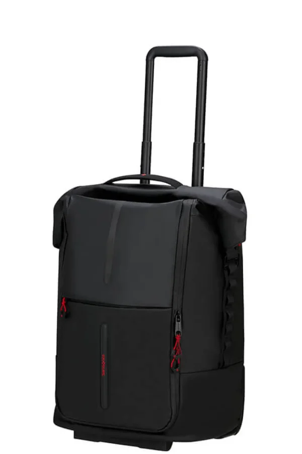 Samsonite Ecodiver Kokoontaitettava duffeli pyörillä 4-in-1 Black Clearance