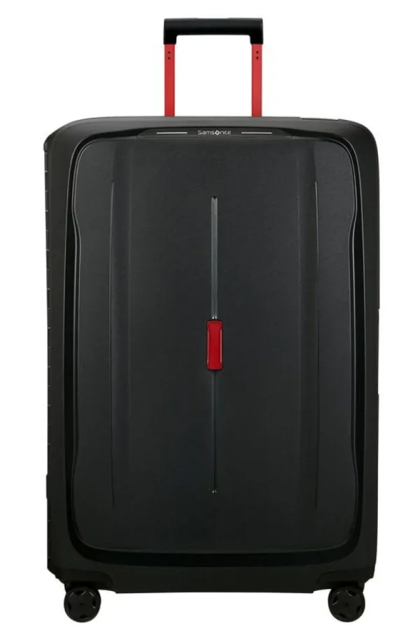 Samsonite Essens Nelipyöräinen matkalaukku 81cm Charcoal/Red Hot
