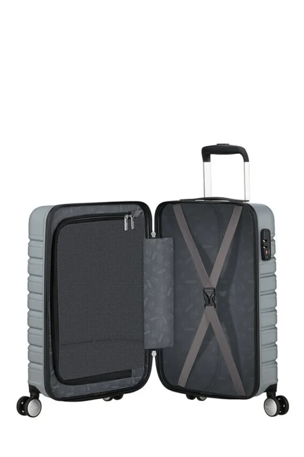 American Tourister Flashline Nelipyöräinen matkalaukku 55cm (L 35cm) Sky Silver Best