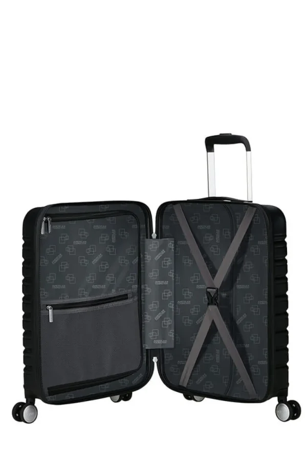 American Tourister Flashline Nelipyöräinen matkalaukku 55cm easy access Shadow Black Discount