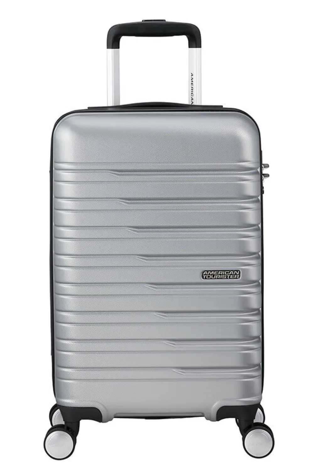 flashline_nelipyrinen_mat_2-1.webp American Tourister Flashline Nelipyöräinen matkalaukku 55cm (L 35cm) Sky Silver Best