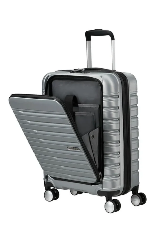 American Tourister Flashline Nelipyöräinen matkalaukku 55cm (L 35cm) Sky Silver Best