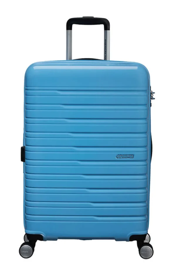 American Tourister Flashline Pop Keskikokoinen matkalaukku Cloudy Blue Clearance