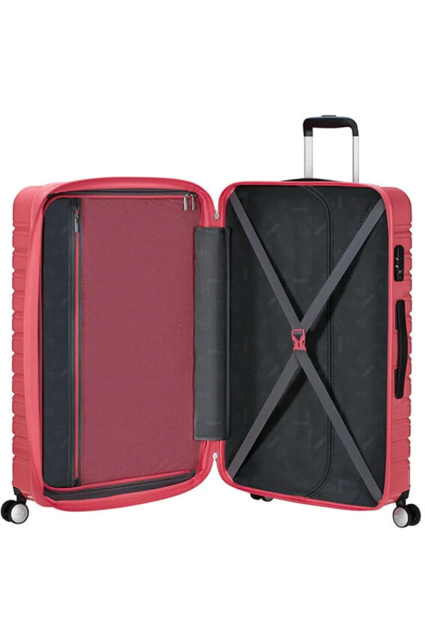 American Tourister Flashline Pop Suuri matkalaukku Coral Pink Outlet