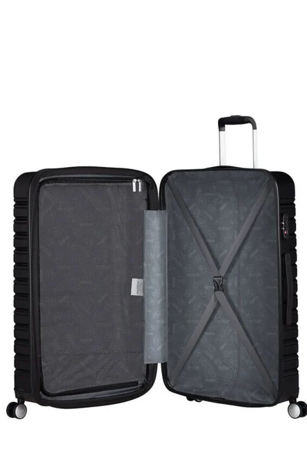 American Tourister Flashline Suuri matkalaukku Shadow Black Clearance