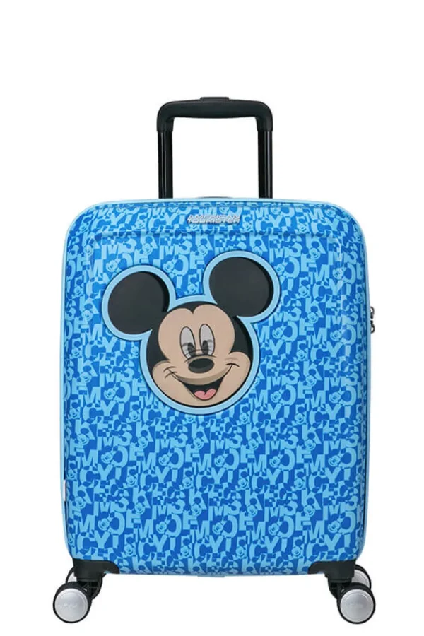 American Tourister Funlight Disney Nelipyöräinen matkalaukku 55cm Mickey Lenticular Blue Clearance
