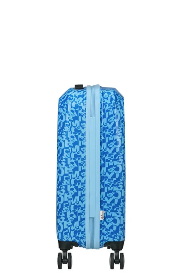 American Tourister Funlight Disney Nelipyöräinen matkalaukku 55cm Mickey Lenticular Blue Clearance