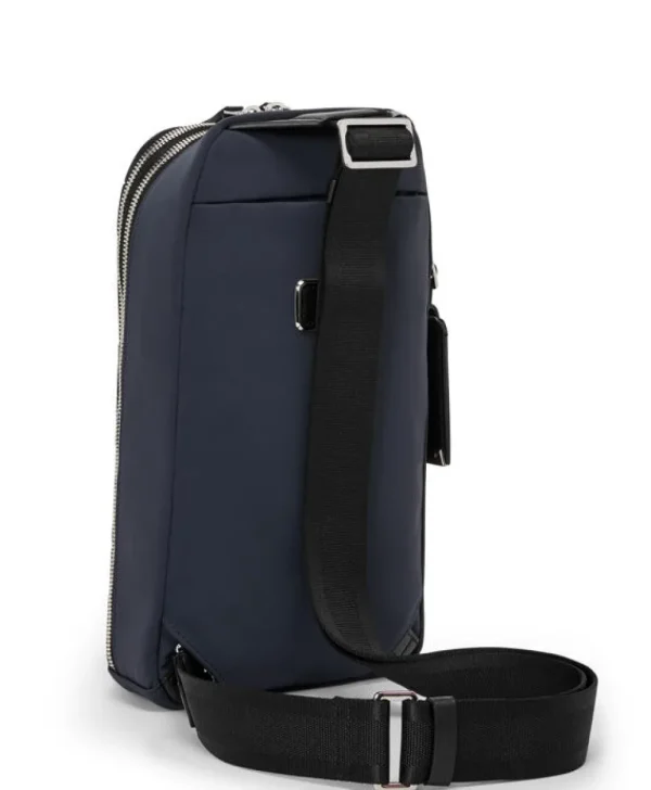TUMI Harrison Olkareppu Navy Woven Hot