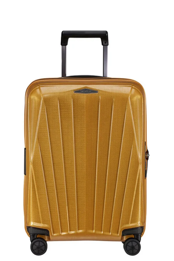 Samsonite Major-Lite Nelipyöräinen laajennettava matkalaukku 55cm Saffron Yellow Online