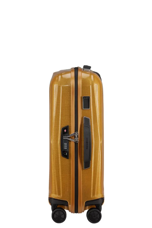 Samsonite Major-Lite Nelipyöräinen laajennettava matkalaukku 55cm Saffron Yellow Online