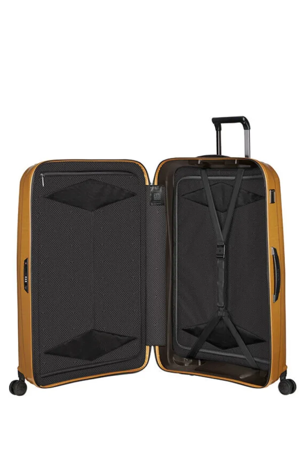 Samsonite Major-Lite Nelipyöräinen matkalaukku 84cm Saffron Yellow New