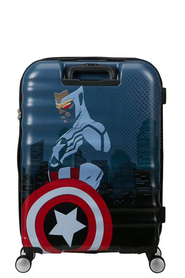American Tourister Marvel Wavebreaker Keskikokoinen matkalaukku Captain America City Discount