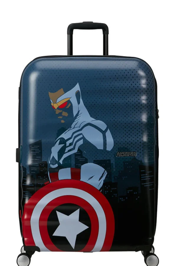 American Tourister Marvel Wavebreaker Suuri matkalaukku Captain America City Discount