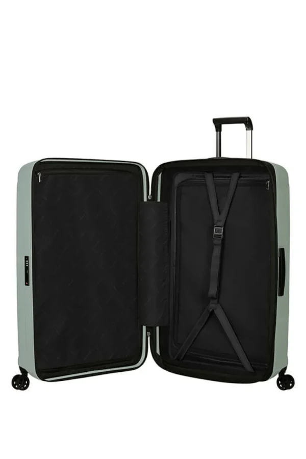 Samsonite Nuon Nelipyöräinen laajennettava matkalaukku 81cm Metallic Mineral Green New