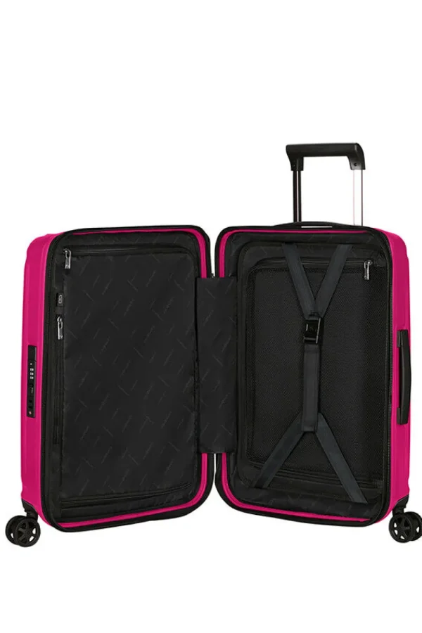 Samsonite Nuon Nelipyöräinen laajennettava matkalaukku 55cm Metallic Ruby New
