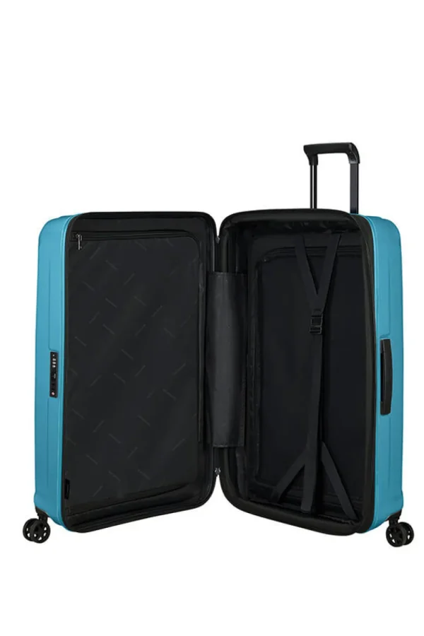 Samsonite Nuon Nelipyöräinen laajennettava matkalaukku 69cm Metallic Ocean Blue Fashion