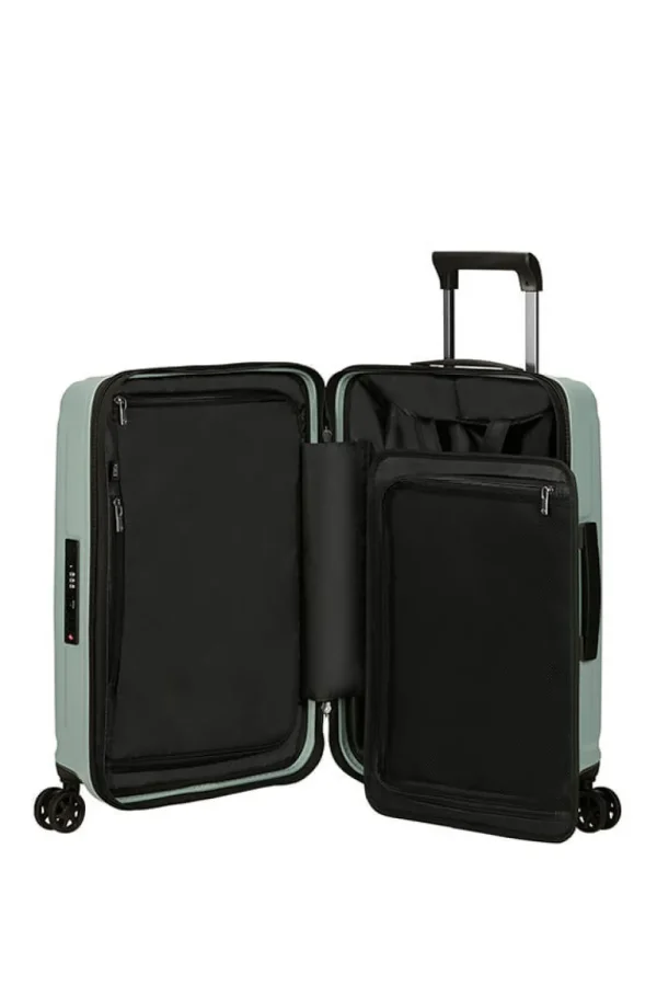 Samsonite Nuon Nelipyöräinen laajennettava matkalaukku 55cm Metallic Mineral Green New