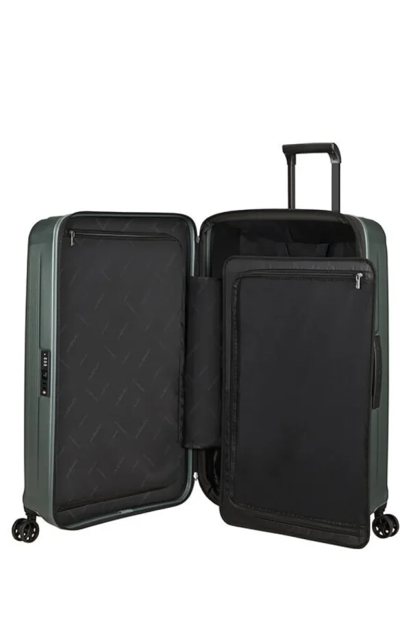 Samsonite Nuon Nelipyöräinen laajennettava matkalaukku 69cm Matt Sage Khaki Clearance