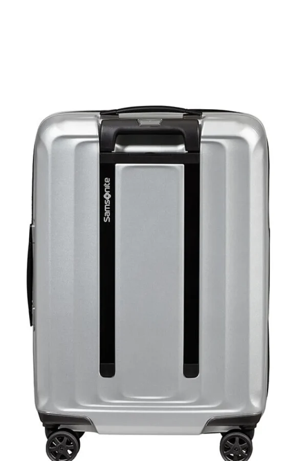 Samsonite Nuon Nelipyöräinen laajennettava matkalaukku 55cm Matt Silver Online