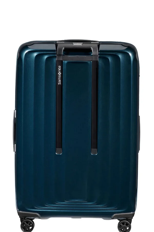 Samsonite Nuon Nelipyöräinen laajennettava matkalaukku 75cm Metallic Dark Blue Clearance