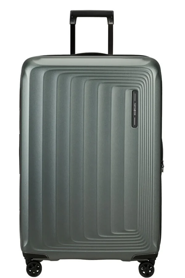Samsonite Nuon Nelipyöräinen laajennettava matkalaukku 75cm Matt Sage Khaki Fashion