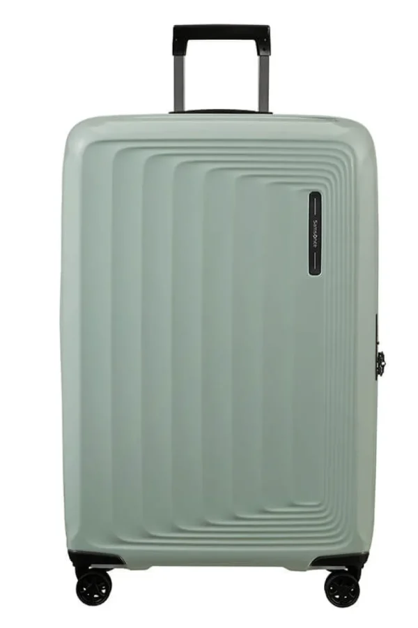 Samsonite Nuon Nelipyöräinen laajennettava matkalaukku 75cm Metallic Mineral Green Clearance