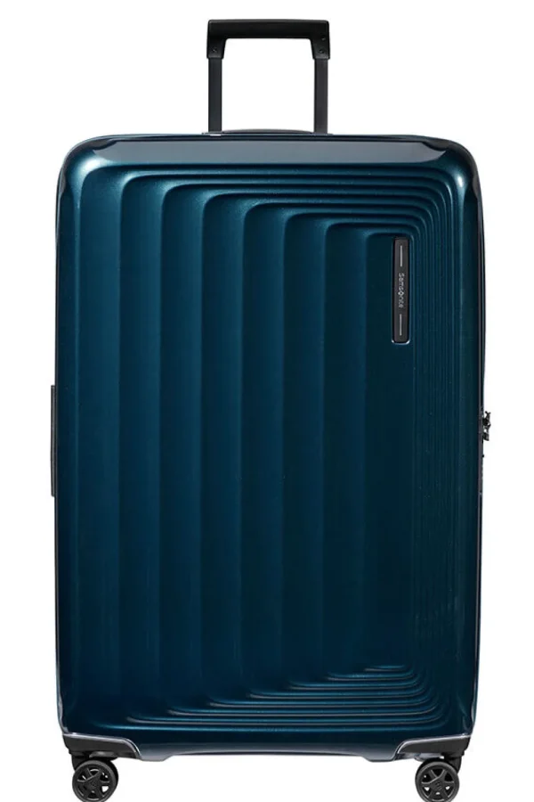 Samsonite Nuon Nelipyöräinen laajennettava matkalaukku 81cm Metallic Dark Blue Best