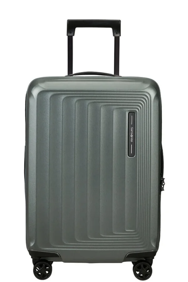 Samsonite Nuon Nelipyöräinen laajennettava matkalaukku 55cm Matt Sage Khaki Online
