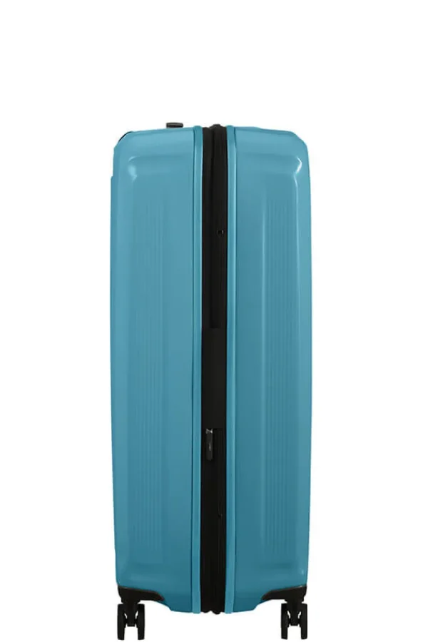 Samsonite Nuon Nelipyöräinen laajennettava matkalaukku 75cm Metallic Ocean Blue Hot