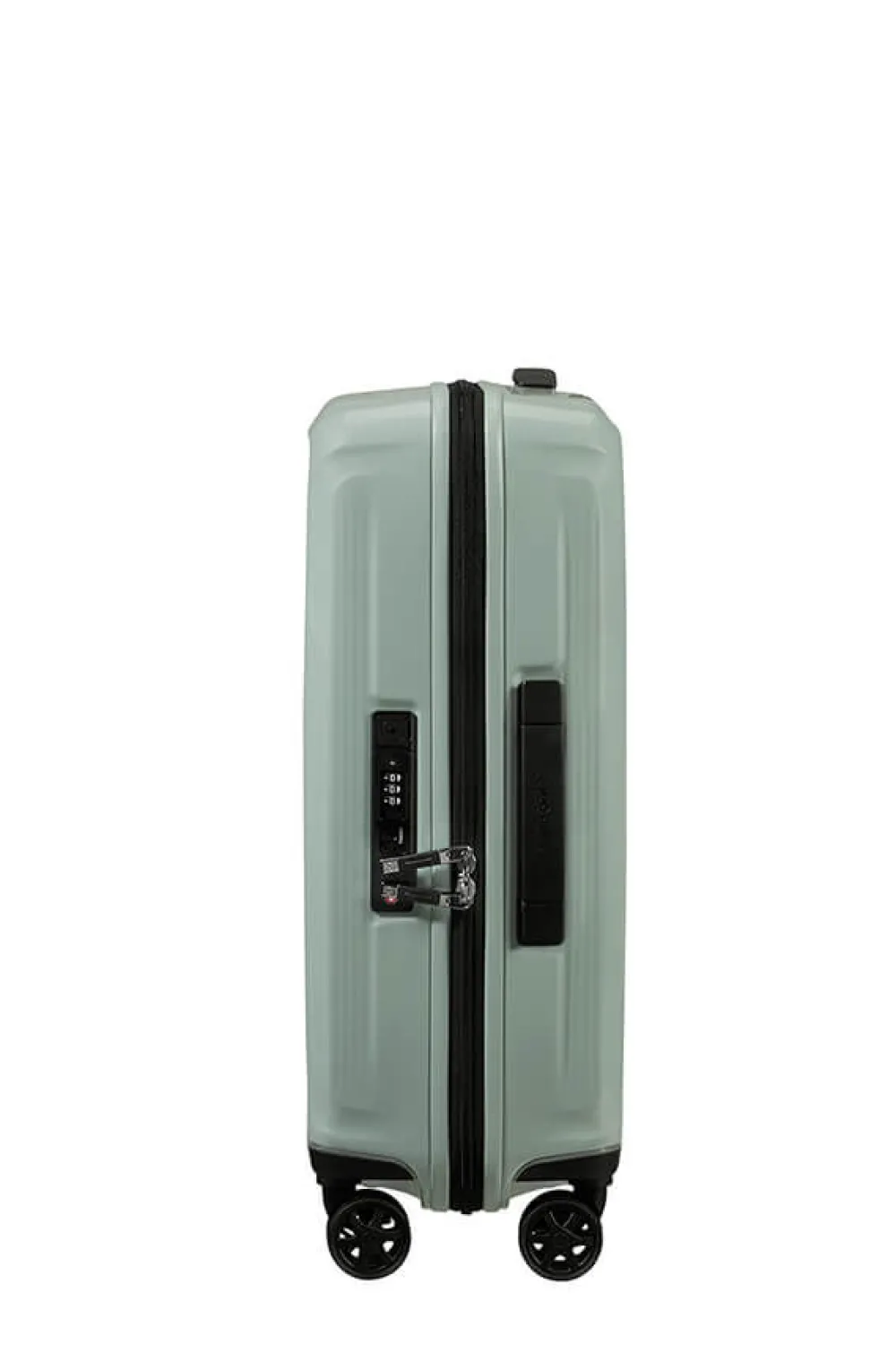 nuon_nelipyrinen_laajenne_4-25.webp Samsonite Nuon Nelipyöräinen laajennettava matkalaukku 55cm Metallic Mineral Green New