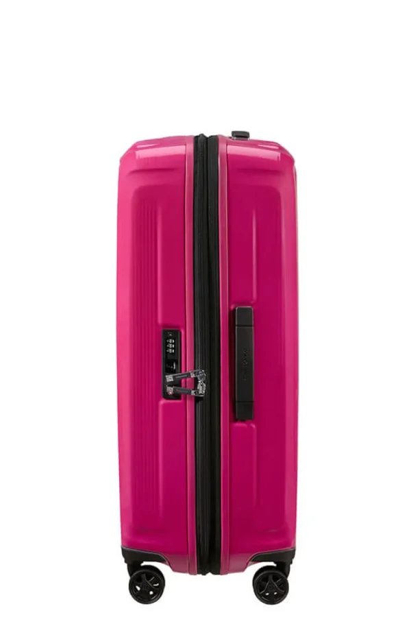 Samsonite Nuon Nelipyöräinen laajennettava matkalaukku 69cm Metallic Ruby New