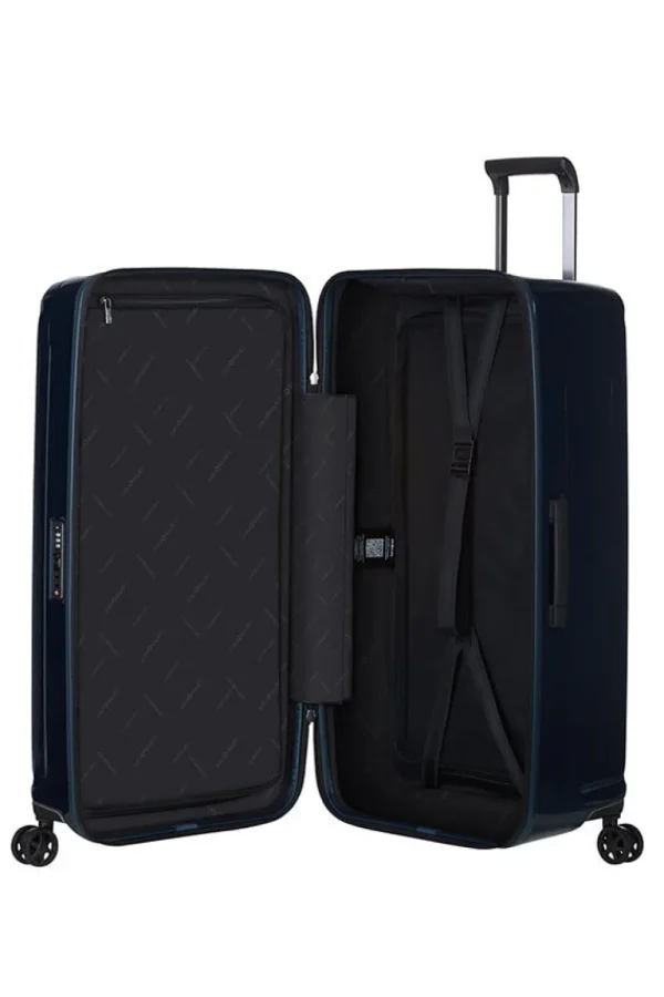 Samsonite Nuon Trunk 80cm Metallic Dark Blue New