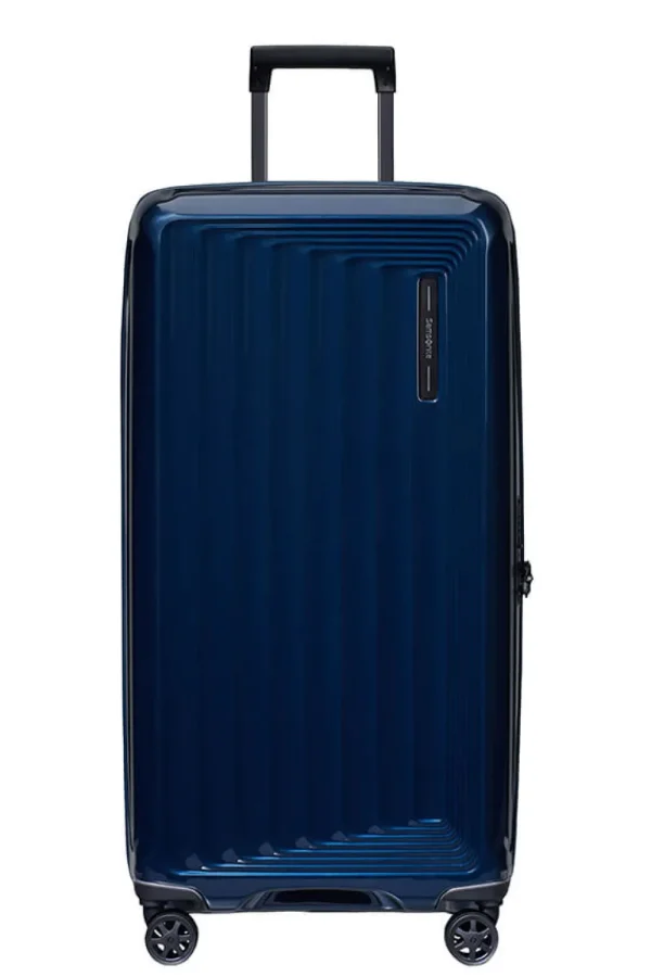 Samsonite Nuon Trunk 80cm Metallic Dark Blue New