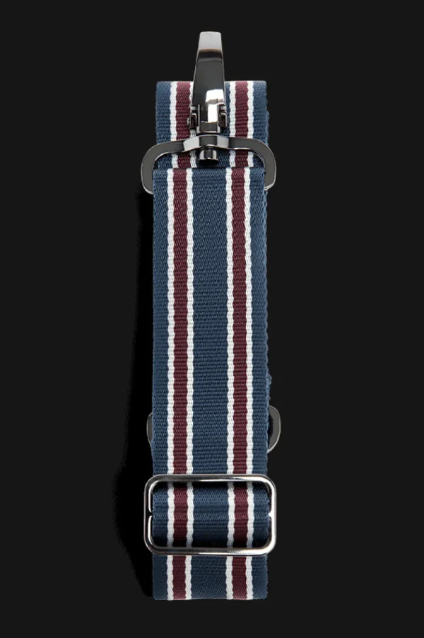 Lipault Plume Accessoires Olkahihna Bordeaux Stripes Hot