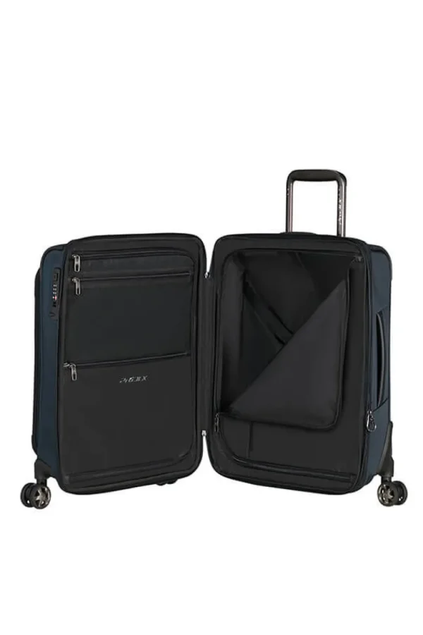 Samsonite Pro-DLX 6 Nelipyöräinen laajennettava matkalaukku 55cm Blue Sale