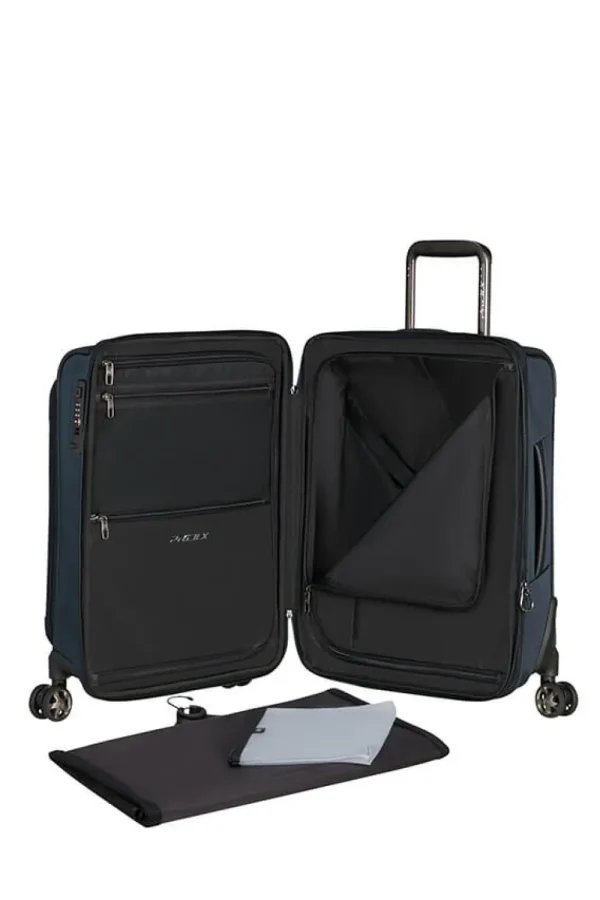 Samsonite Pro-DLX 6 Nelipyöräinen laajennettava matkalaukku 55cm Blue Sale