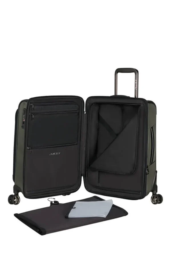 Samsonite Pro-DLX 6 Nelipyöräinen laajennettava matkalaukku 55cm Green Discount