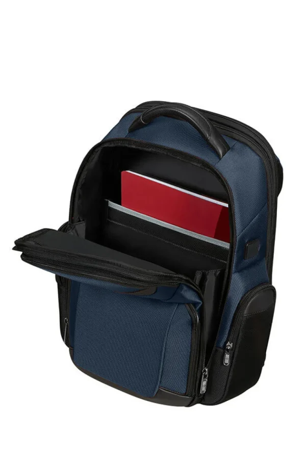 Samsonite Pro-DLX 6 Reppu expandable 15.6" Blue Outlet