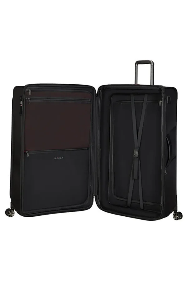Samsonite Pro-Dlx 6 Trvl Nelipyöräinen laajennettava matkalaukku 84cm Black Best